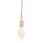 Bazar Bizar De Leaf & Shell Hangdecoratie - Naturel