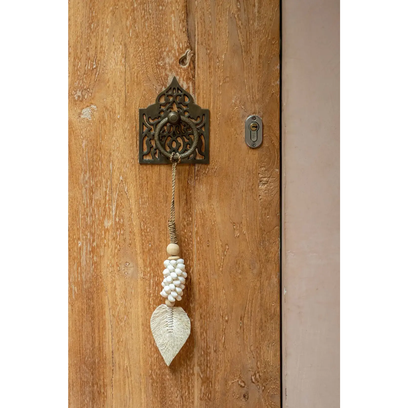 Bazar Bizar De Leaf & Shell Hangdecoratie - Wit