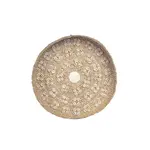 Bazar Bizar The Caribe Shell Plate - Natural White - M