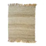 Bazar Bizar Le Tapis Fringed - Naturel - 180x240