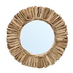 Bazar Bizar De Driftwood Crown Spiegel - Naturel - M