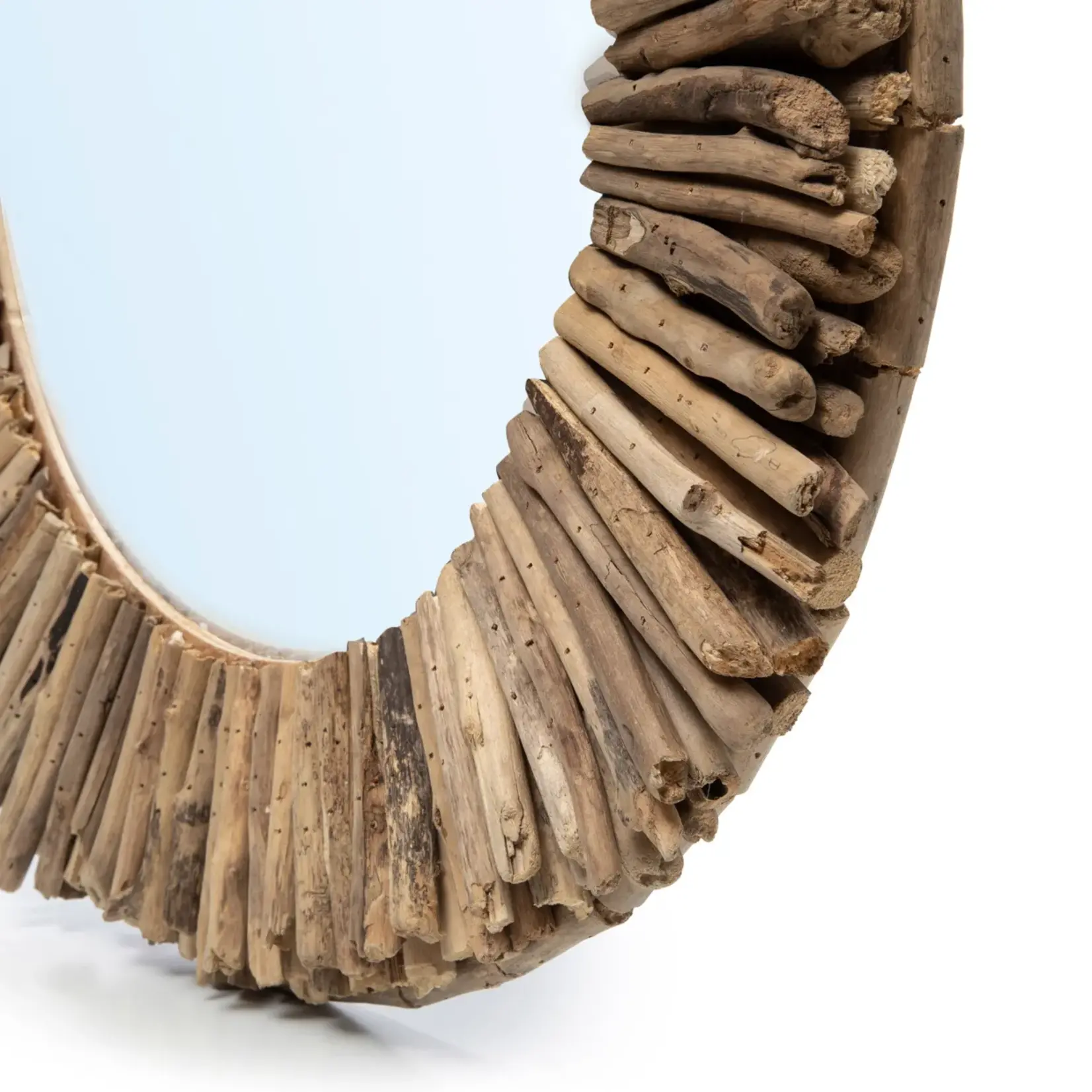 Bazar Bizar Der Driftwood Halo Spiegel - Natur - M