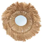 Bazar Bizar The Abaca Solomon Mirror - Natural