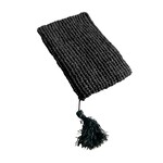 Bazar Bizar The Raffia Clutch - Black - S