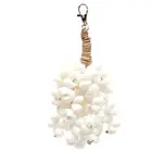 Bazar Bizar The Kai Shell Keychain - White