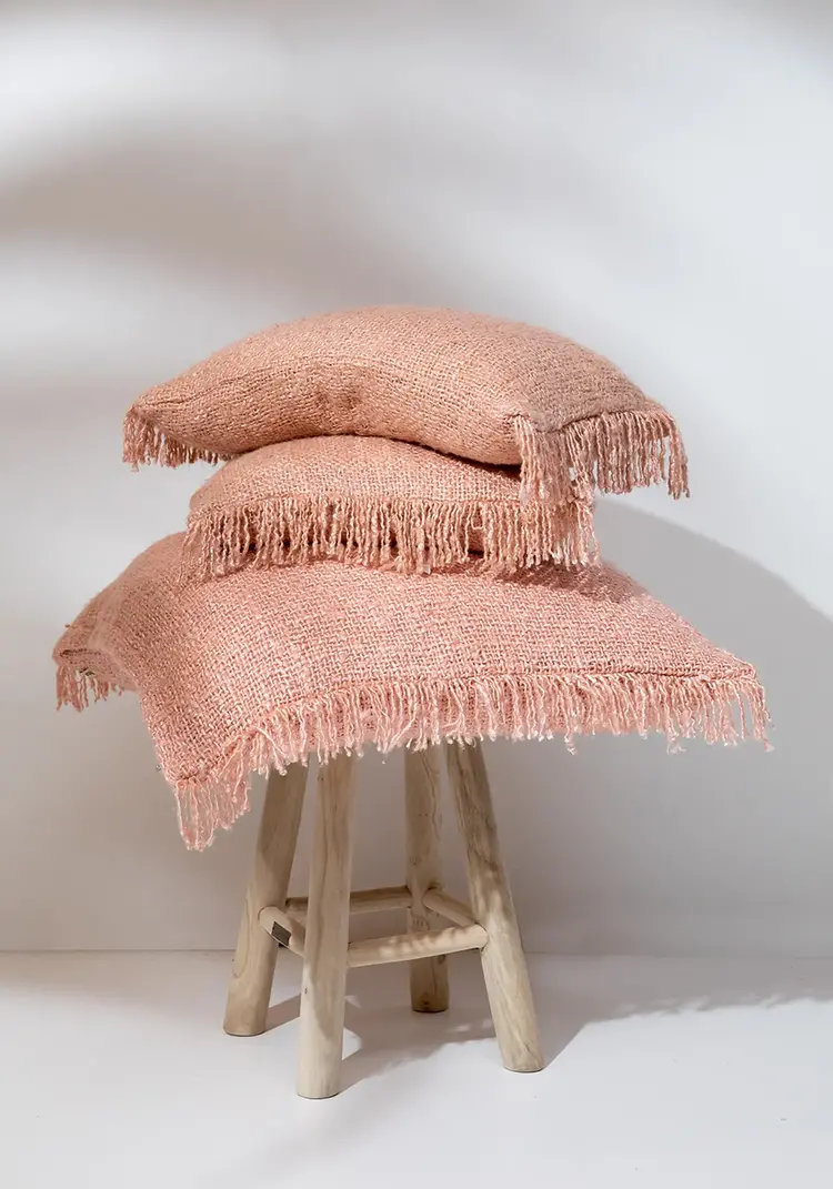 Bazar Bizar La Housse De Coussin Oh My Gee - Rose Saumon - 30x50