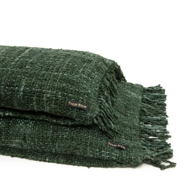 Bazar Bizar La Housse De Coussin Oh My Gee - Vert Foncé - 35x100