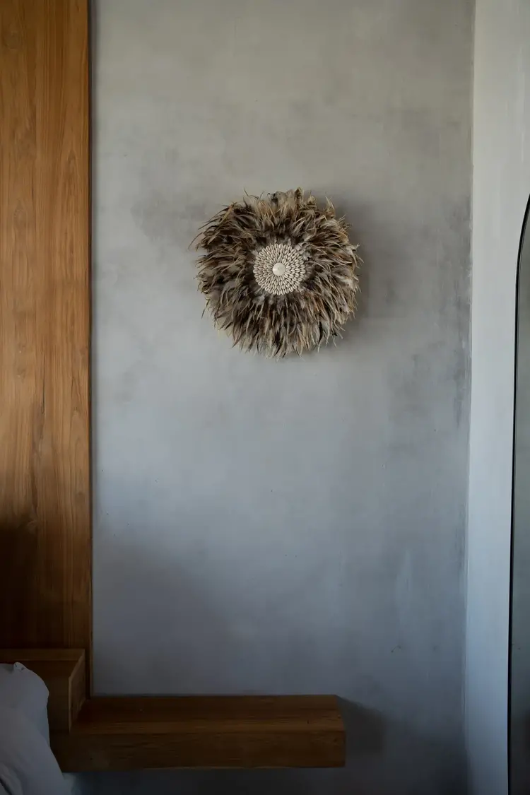 Bazar Bizar Die Coastal Juju Wanddekoration - Grau Braun - M