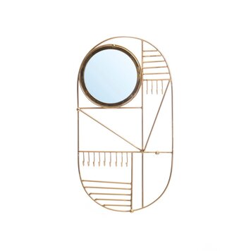 Bazar Bizar The Do I Look Pretty Wall Hanger - Brass