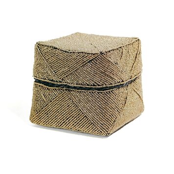 Bazar Bizar Der Perlenkorb - Gold - L