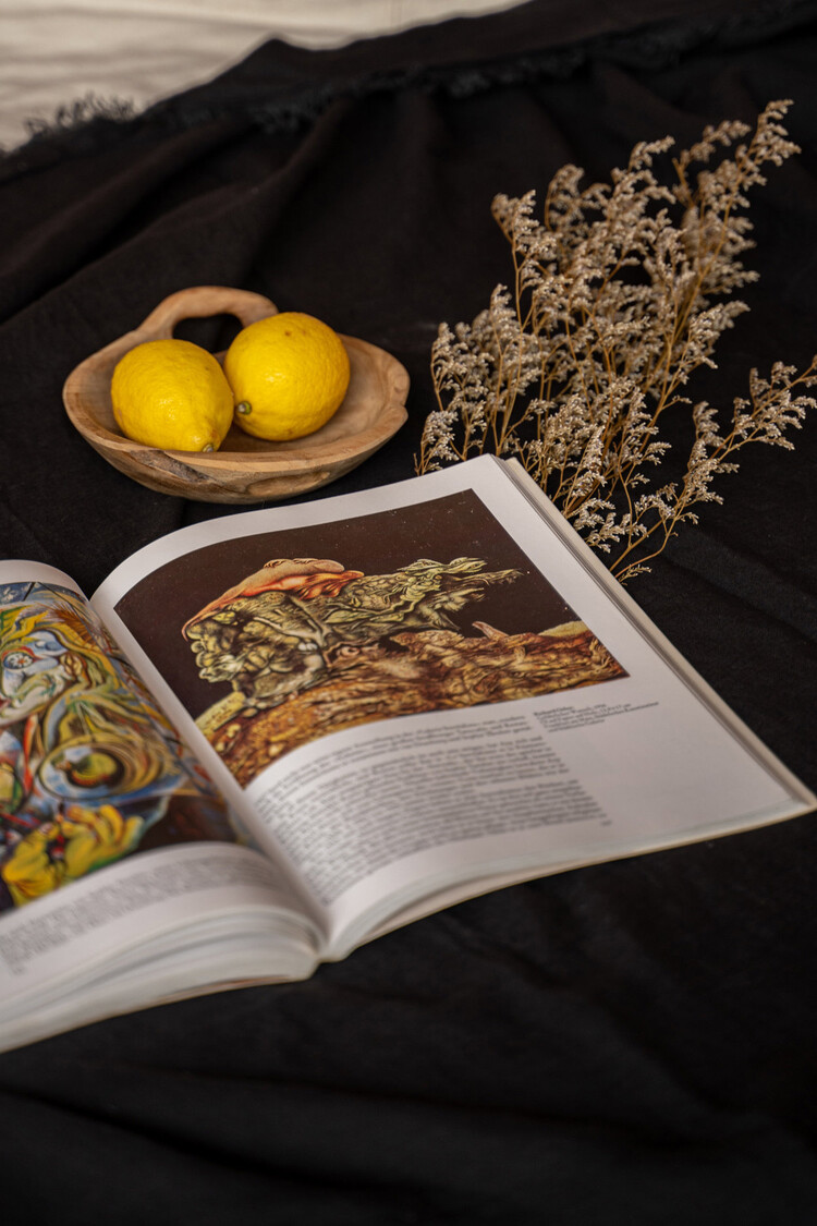 Bazar Bizar La Tovaglia Di Lino - Nero - 150x200