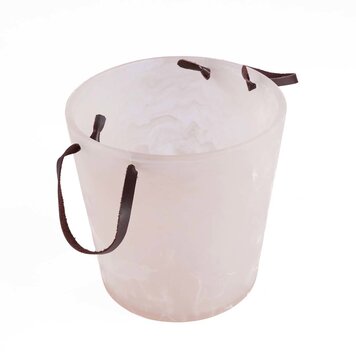 Bazar Bizar The Resin Ice Bucket - Pink White