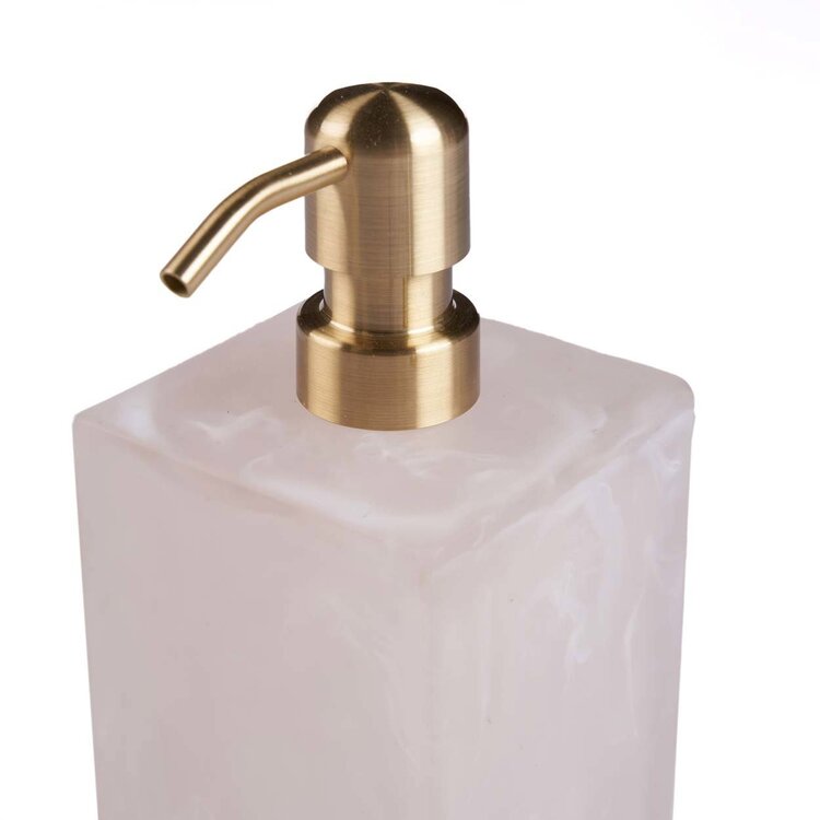 Bazar Bizar The Resin Soap Dispenser - Pink White