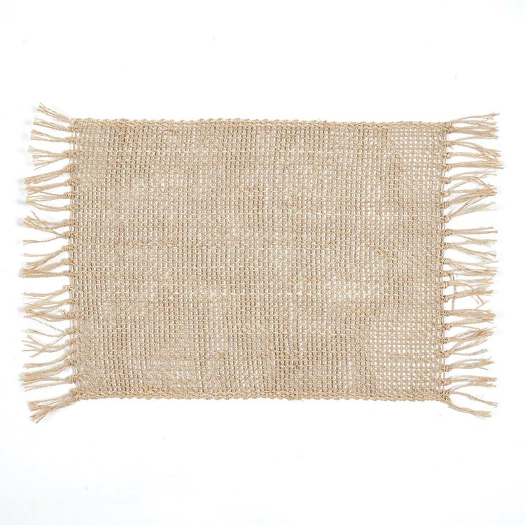 Bazar Bizar De Isey Raffia Placemat - Naturel