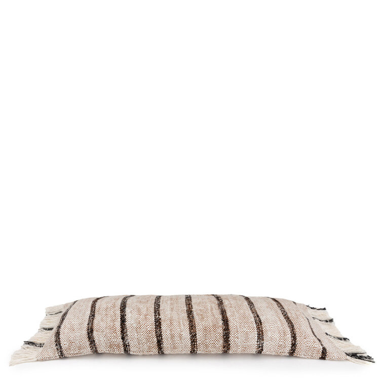 Bazar Bizar La Housse De Coussin Oh My Gee - Blanc Bohème - 35x100
