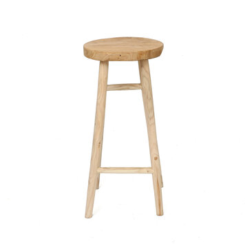Bazar Bizar The Kedut Bar Stool - Natural