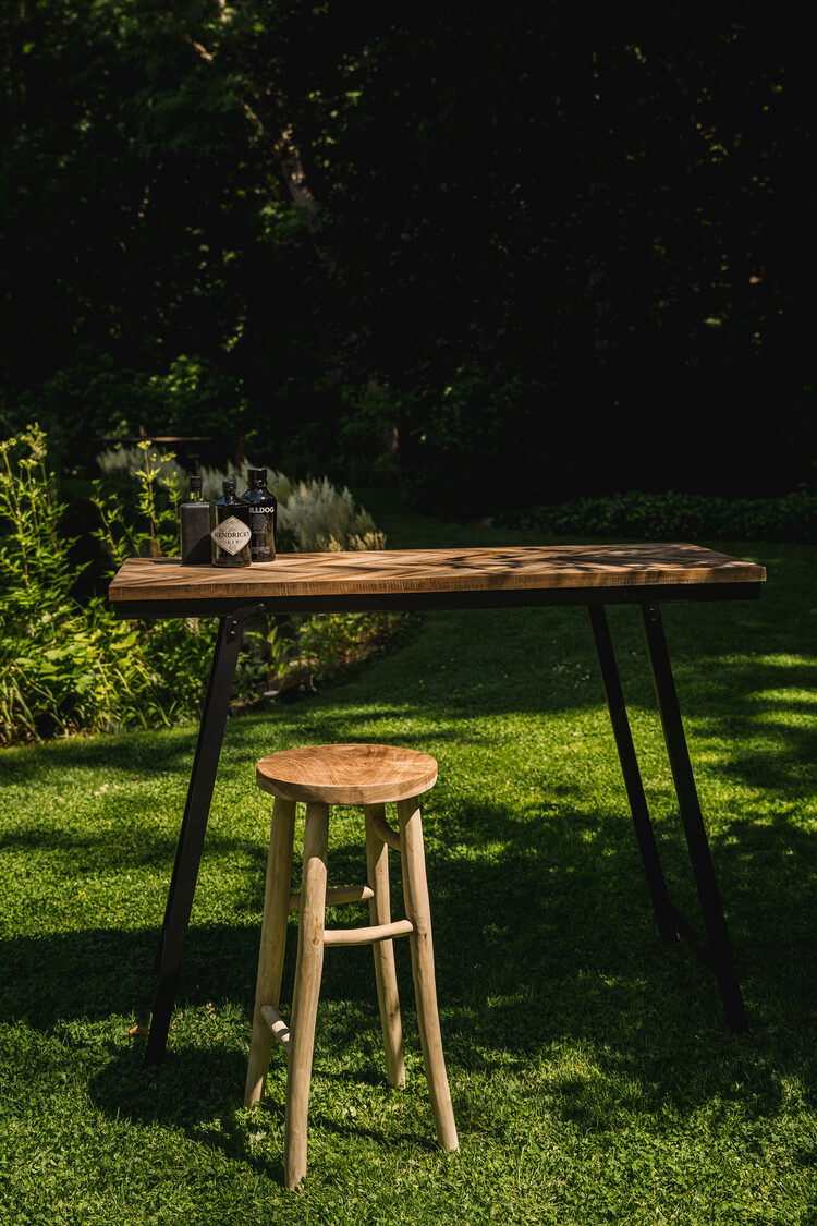 Bazar Bizar The Kedut Bar Stool - Natural