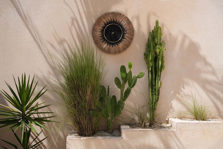 Bazar Bizar La Decorazione Murale In Rafia E Macramé - Nero Naturale