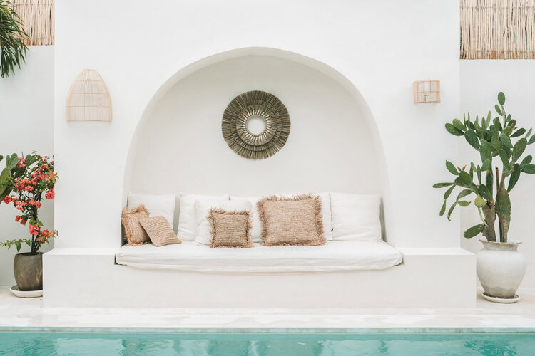 Bazar Bizar Deco A Parete Mengdong - Bianco Naturale