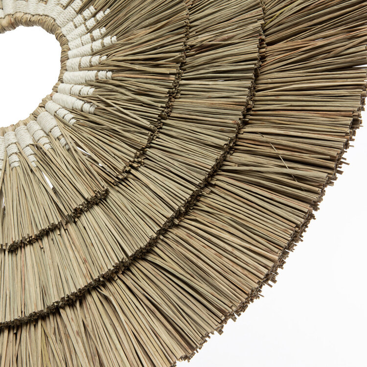 Bazar Bizar Deco De Pared Mengdong - Blanco Natural