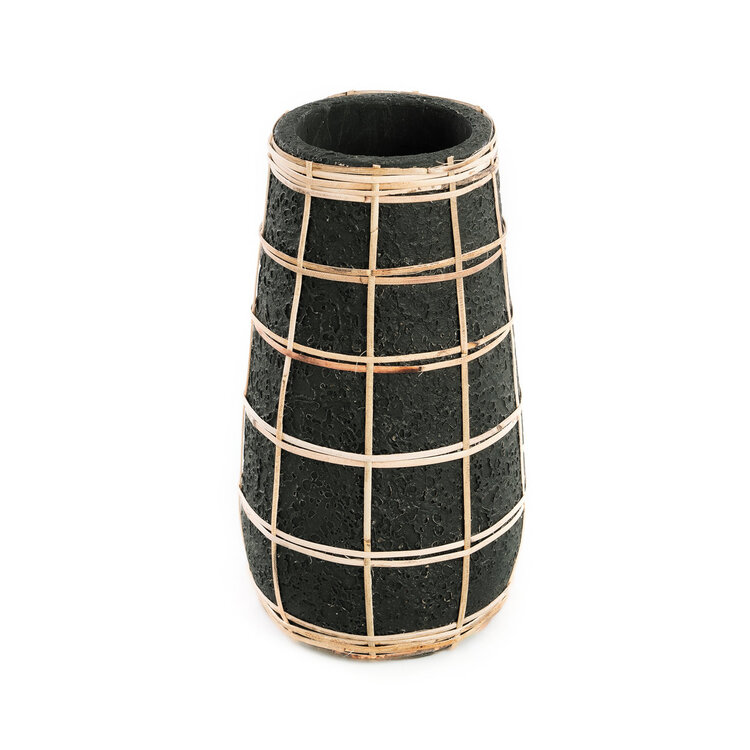 Bazar Bizar Le Vase Cutie - Noir Naturel - M