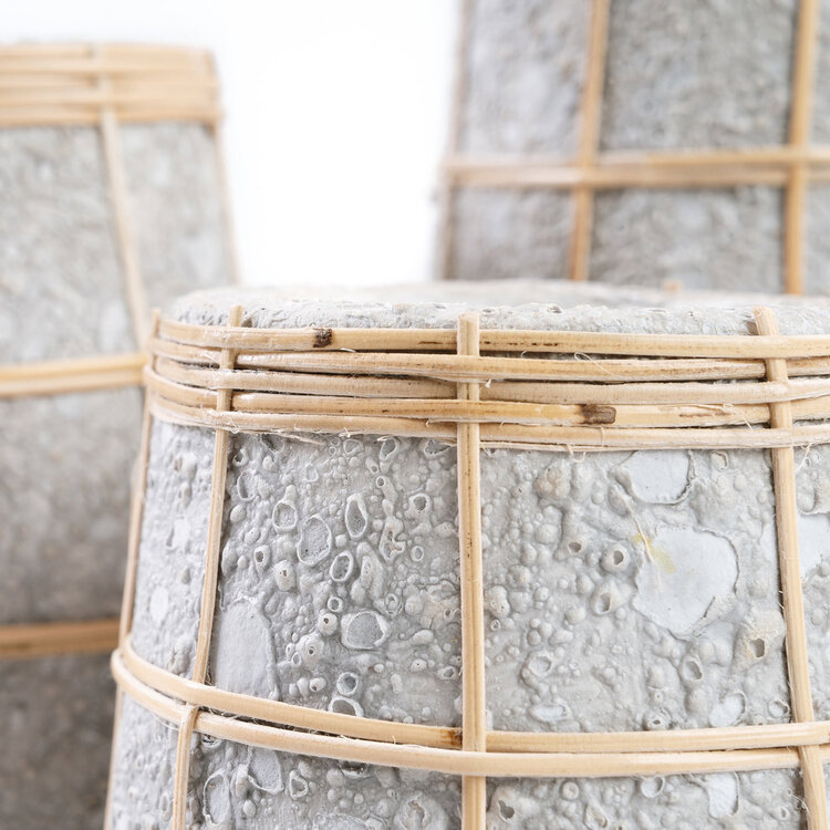 Bazar Bizar Il Vaso Cutie - Calcestruzzo Naturale - L