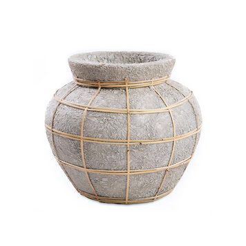 Bazar Bizar Le Vase Belly - Béton Naturel - M