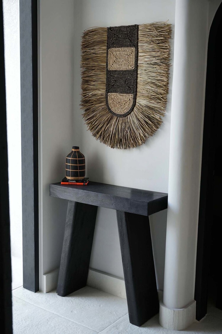 Bazar Bizar De Whoopy Vaas - Zwart Naturel - M