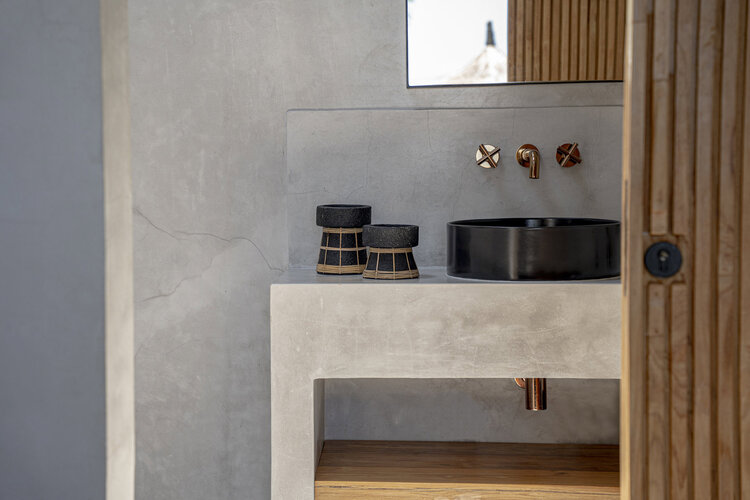 Bazar Bizar Il Portacandele Serene - Nero Naturale - S