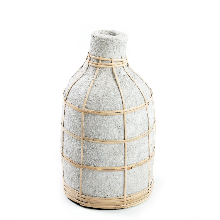 Bazar Bizar The Whoopy Vase - Concrete Natural - L