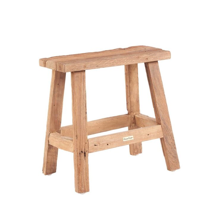 Bazar Bizar Le Tabouret Fab Rustic - Naturel