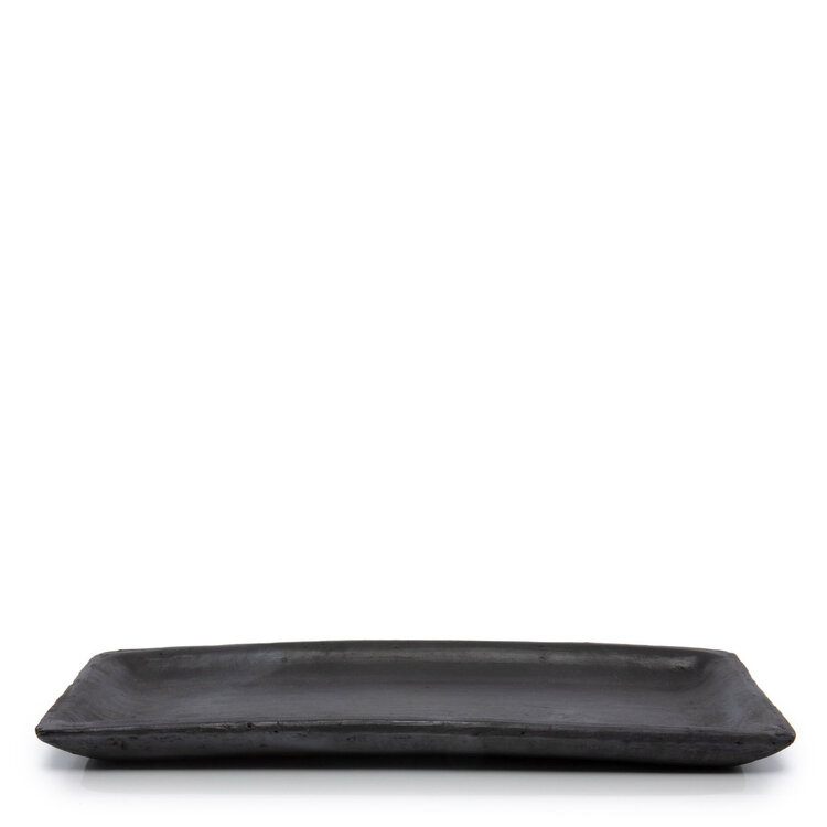 Bazar Bizar The Burned Sushi Plate - Black - M