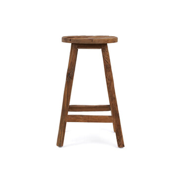 Bazar Bizar The Shibori Bar Stool - Natural
