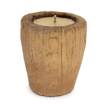Bazar Bizar De Kaarsenhouder Candle Trunk – Naturel
