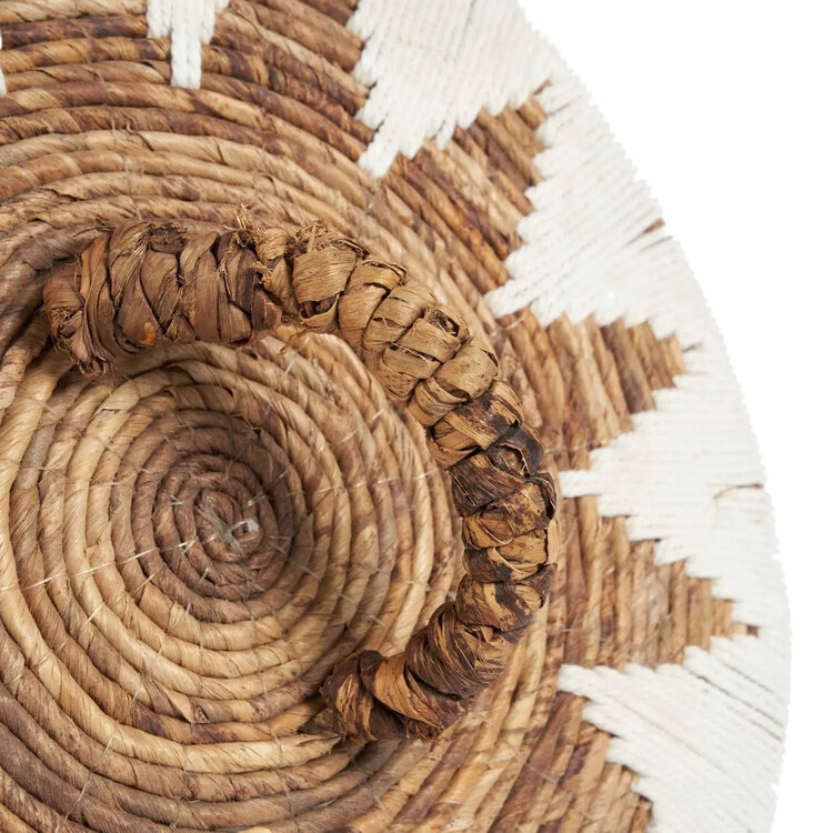 Bazar Bizar The Little Bay Beach Basket - Natural White - L