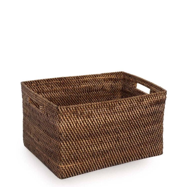 Bazar Bizar The Colonial Magazine Basket - Natural Brown - XL