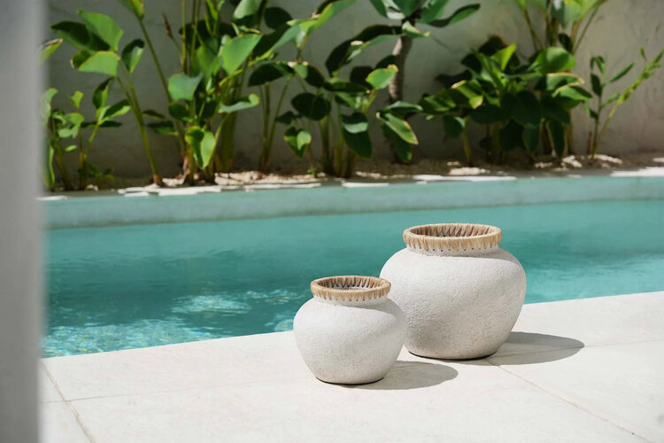 Bazar Bizar Die Styly Vase - Betongrau Natur - L