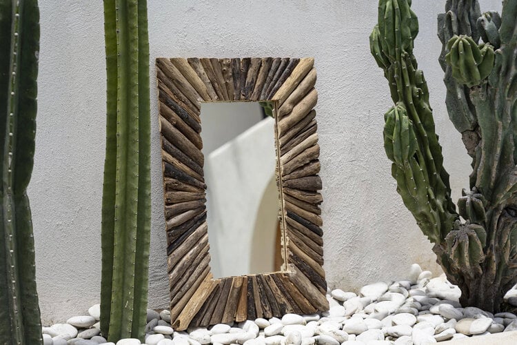 Bazar Bizar The Driftwood Framed Mirror - Natural - M