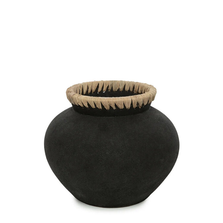 Bazar Bizar The Styly Vase - Black Natural - M