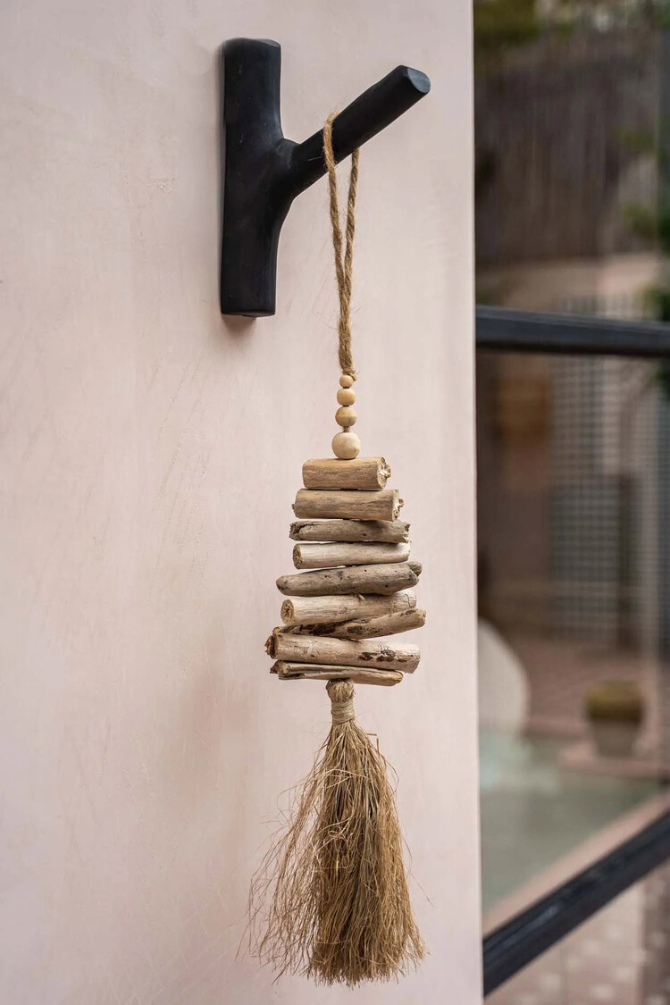 Bazar Bizar De Raffia Driftwood Hangdecoratie