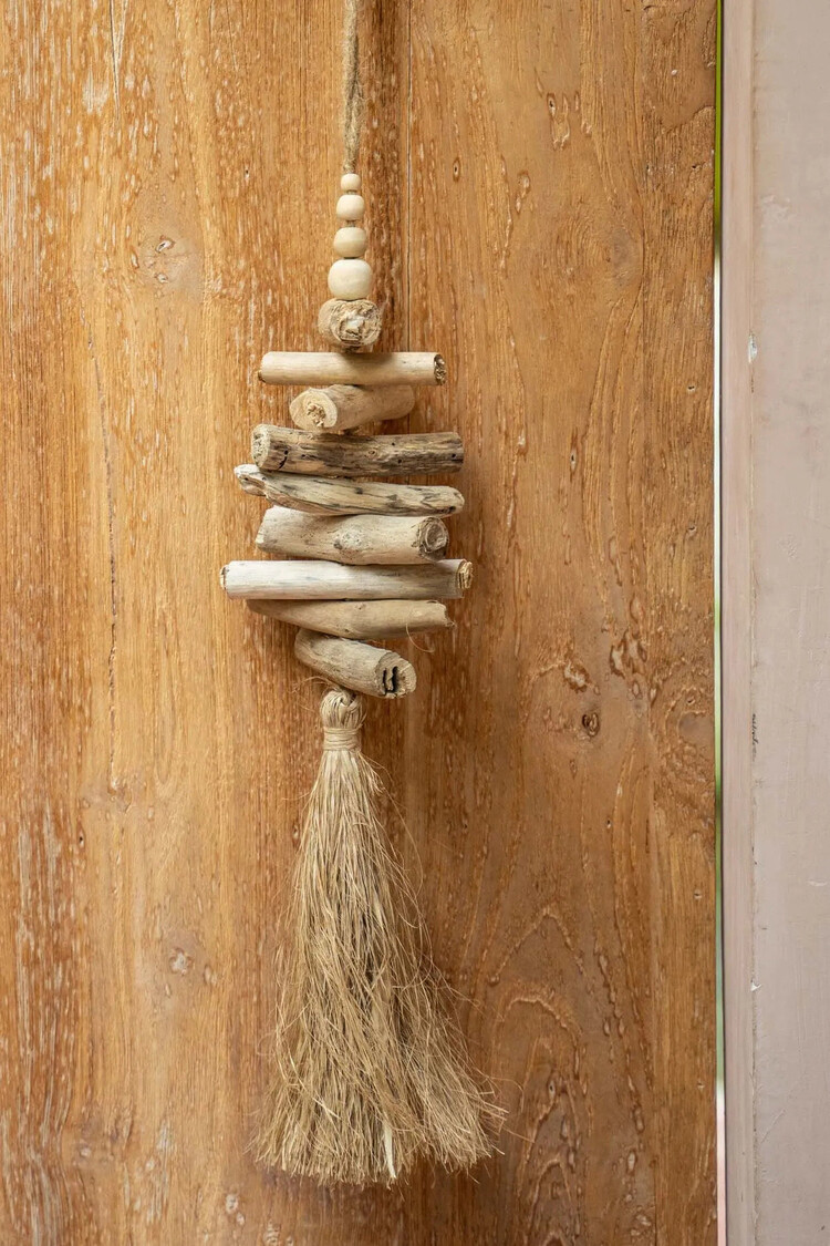 Bazar Bizar De Raffia Driftwood Hangdecoratie