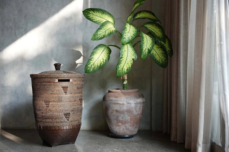 Bazar Bizar The Colonial Laundry Basket - Natural Brown - XL