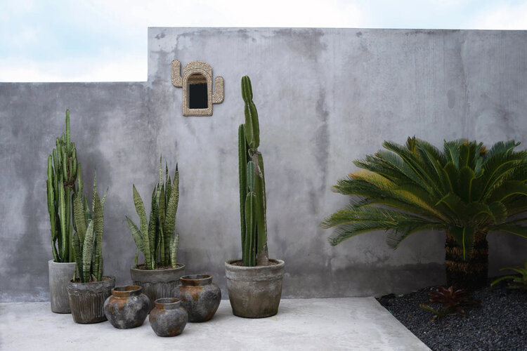 Bazar Bizar Die Funky Vase - Antik Grau - M