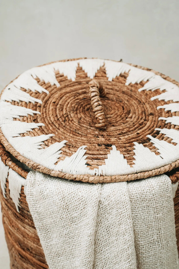 Bazar Bizar Die Banana Stitched Wäschekörbe - M