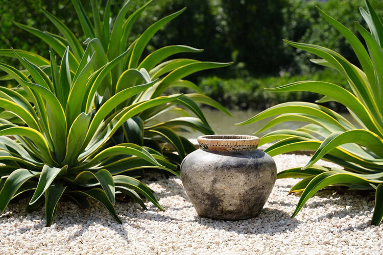 Bazar Bizar Le Vase Styly - Gris Antique - M