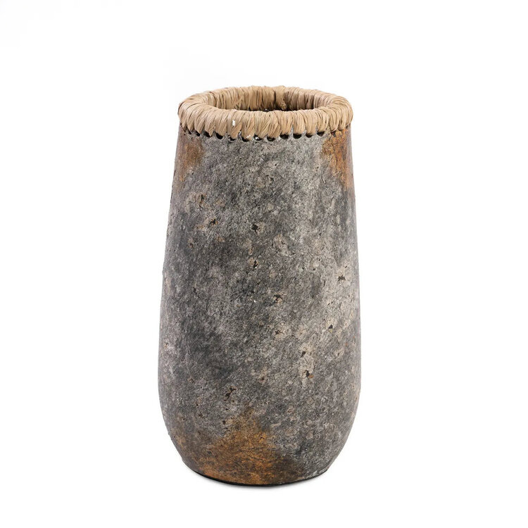 Bazar Bizar Die Sneaky Vase - Antik Grau - M