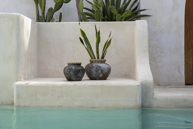 Bazar Bizar Le Vase Styly - Gris Antique - S