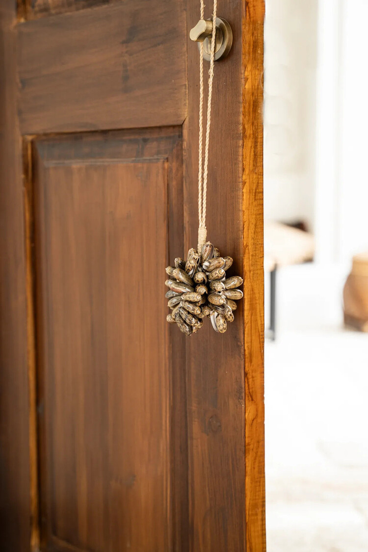 Bazar Bizar Le Pompon En Coquillage Cauri Marron