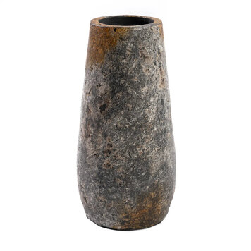 Bazar Bizar Die Spooky Vase - Antik Grau - L