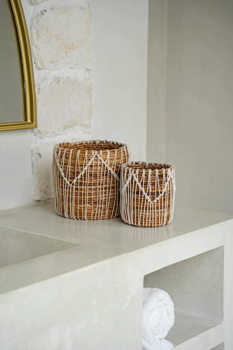 Bazar Bizar Le Panier Macra-mazing - Naturel Blanc - S